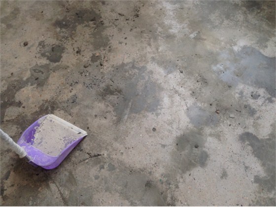修補后的混凝土地面 混凝土修補劑