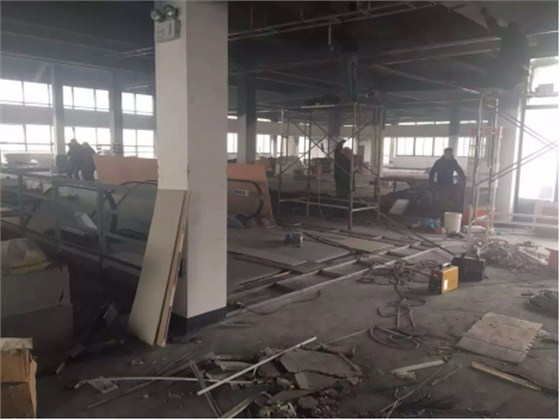 施工前現(xiàn)場情況 混凝土固化劑