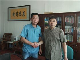 西安代理程總與金潤地坪張總 西安代理程總與金潤地坪張總