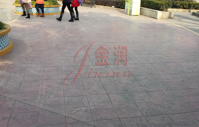 室外混凝土壓模著色地坪 進人混凝土著色劑