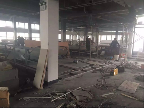 施工前現場情況 混凝土固化劑