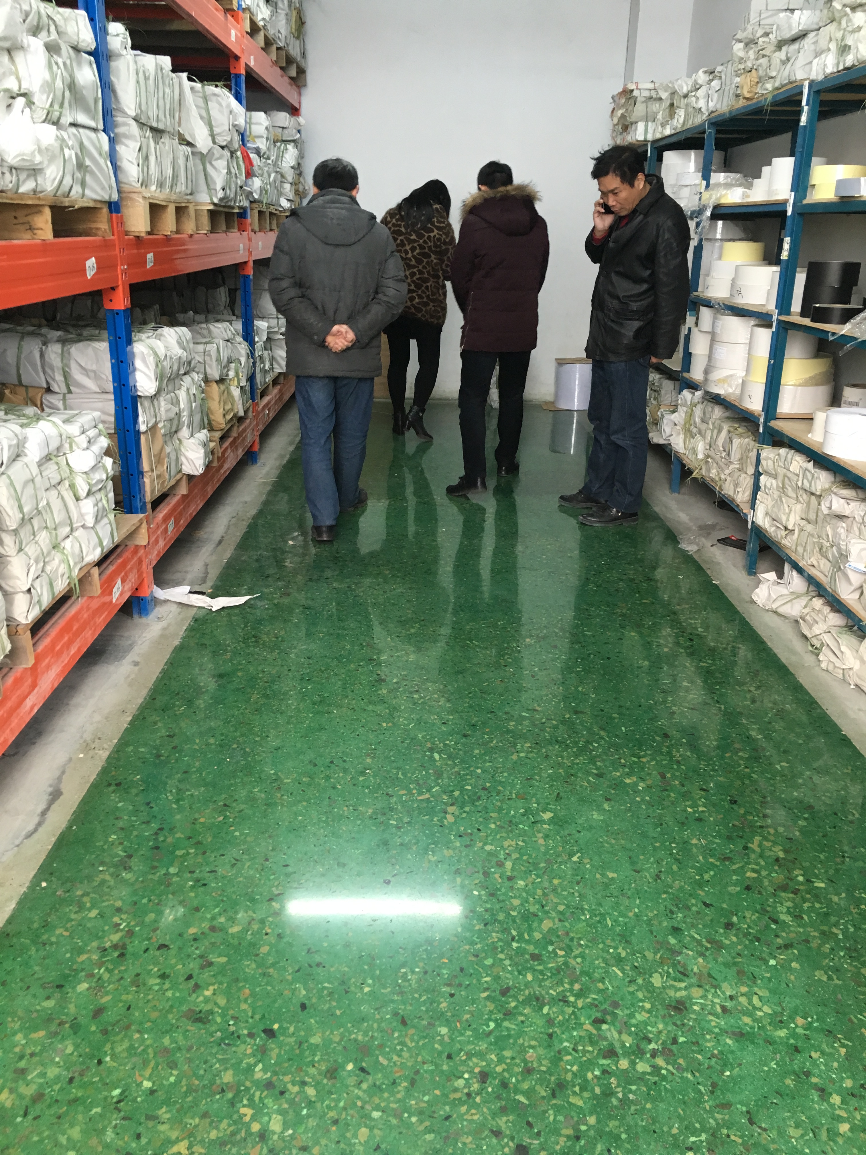 通道混凝土著色地坪參觀 通道混凝土著色地坪參觀