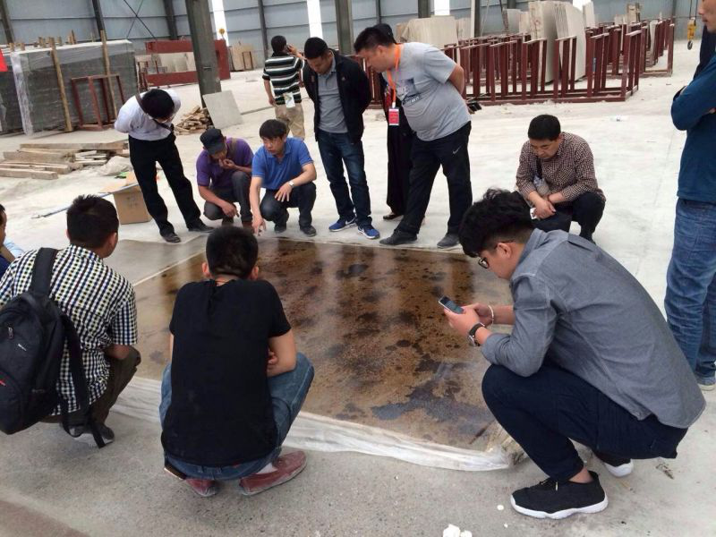 金潤張老師為大家講解仿古地坪施工工藝 金潤張老師為大家講解仿古地坪施工工藝