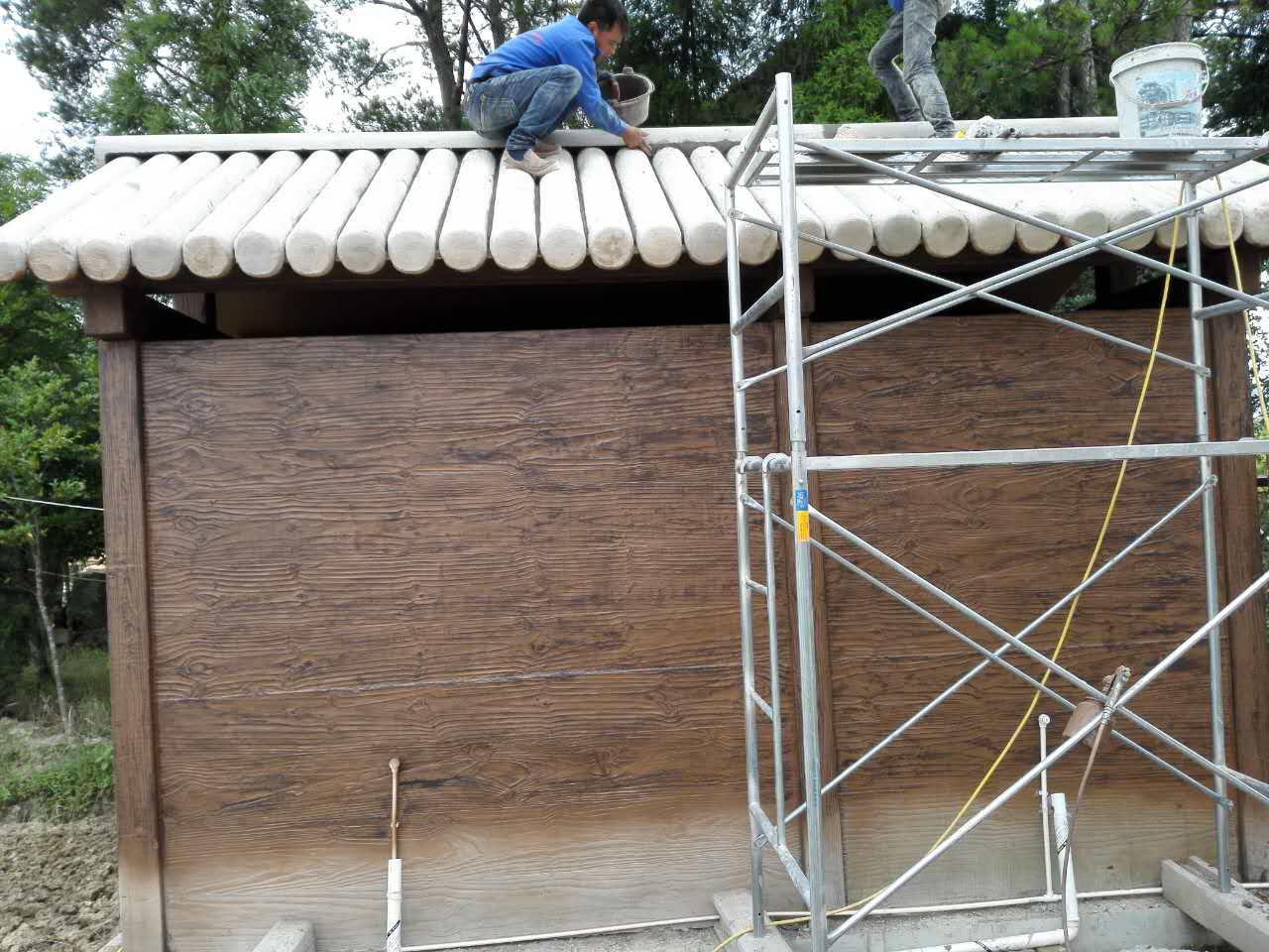 混凝土著色劑應(yīng)用于小屋 混凝土著色劑應(yīng)用于小屋